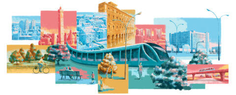 illustrazione tram